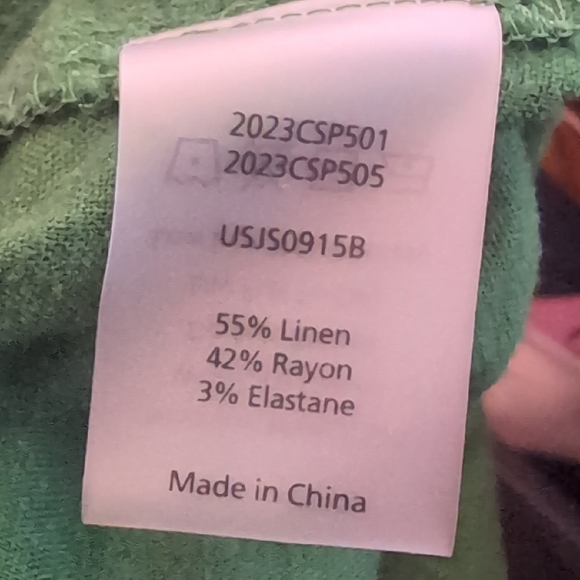 Universal Standard Promenade Linen Blend Wide Leg Jumpsuit Green Size Small - Picture 2 of 6